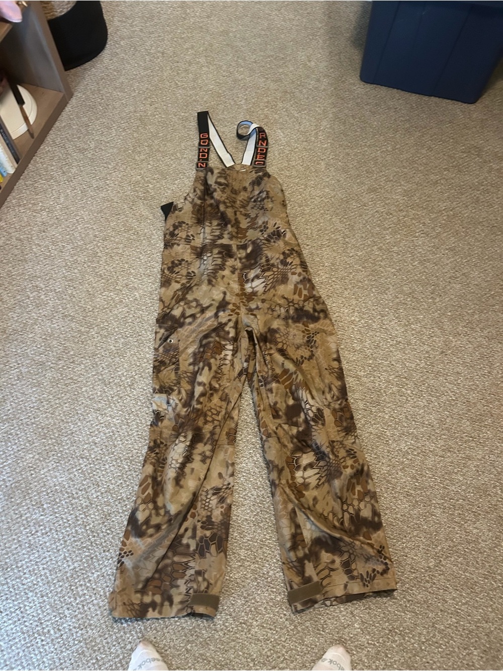 Grundens Camouflage Brown Women's Bib Overalls - Outdoor Pants